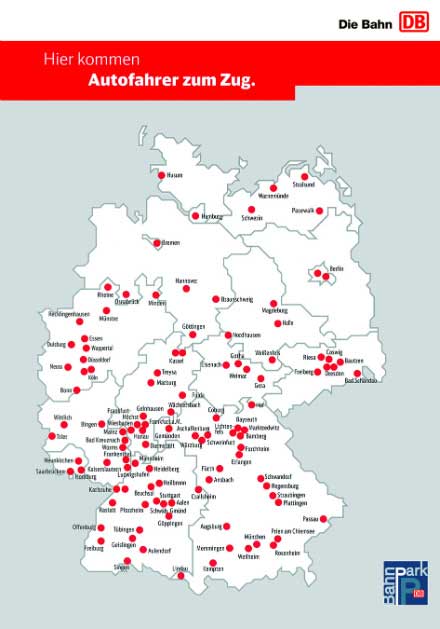 DB BahnPark Karte